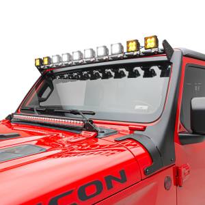 ZROADZ - Z934931-KITAW | ZROADZ Multi-LED Roof Cross Bar and A-Pillar Kit, Includes (10) 3-Inch ZROADZ Light Pods (2018-2023 Wrangler JL, 2020-2023 Gladiator JT) - Image 10