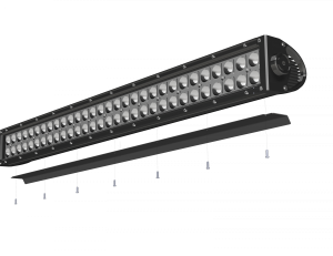 ZROADZ - Z330050S | Noise Cancelling Wind Diffuser for (1) 50 Inch Straight LED Light Bar - Image 4