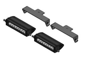 ZROADZ - Z310006-KIT | Universal Panel Clamp LED Kit with (2) 6 Inch LED Straight Single Row Slim Light Bars - Image 3