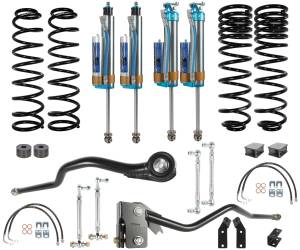 Carli Suspension - CS-JKU-PF25-07 | Carli Suspension 3.0" Lift King 2.5 Remote Reservoir Shocks Pathfinder System For Jeep Wrangler Unlimited (JKU) 4WD | 2007-2017 - Image 1