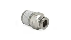 21807 | Air Lift Performance Fitting, Straight Male, 1/4"MNPT x 1/4"PTC