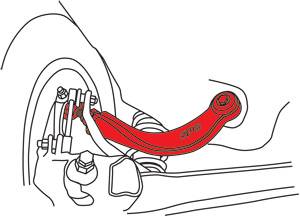 SPC Performance - 67420 | SPC Performance Rear Upper Arm (Mazda 3) For Ford Focus | 2000-2018 | 1-1/2 To 1/2 Degree - Image 2