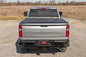 Rough Country - 49120651 | Rough Country Hard Tri-Fold Flip Up Tonneau Bed Cover For Chevrolet Silverado 2500/3500 HD / GMC Sierra 2500/3500 HD | 2020-2024 | 6'9" Bed - Image 10