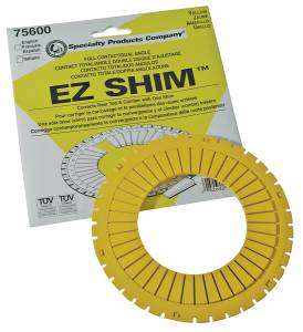 75600 | SPC Performance Dual Angle Shim | Yellow, Universal | 1-1/2 Degree