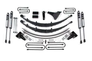 BDS1303FS | BDS Suspension 6" Lift Kit For Ford F-250 / F-350 Super Duty 4WD | 1999-2004 | Front U Bolt Square, Rear Block Kit With Factory Overload, Fox 2.0 Performance Series