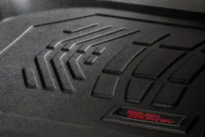 Rough Country - SM21612 | Rough Country Sure Fit Floor Mats For Chevrolet Silverado / GMC Sierra 1500/2500 HD/3500 HD | 2019-2024 | Crew Cab, Front Bucket & Rear - Image 5