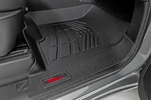 Rough Country - SM21612 | Rough Country Sure Fit Floor Mats For Chevrolet Silverado / GMC Sierra 1500/2500 HD/3500 HD | 2019-2024 | Crew Cab, Front Bucket & Rear - Image 7