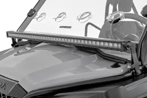 Rough Country - 92082 | Rough Country Front Mount 40 Inch LED Light Bar Kit For Honda Pioneer 520 | 2021-2023 | Single Row, Black Series - Image 2