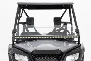 Rough Country - 92082 | Rough Country Front Mount 40 Inch LED Light Bar Kit For Honda Pioneer 520 | 2021-2023 | Single Row, Black Series - Image 5