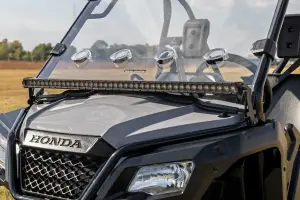 Rough Country - 92082 | Rough Country Front Mount 40 Inch LED Light Bar Kit For Honda Pioneer 520 | 2021-2023 | Single Row, Black Series - Image 7