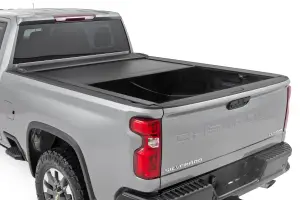 Rough Country - 46110690 | Rough Country Retractable Bed Cover (2020-2025 Silverado, Sierra 2500 HD, 3500 HD 2WD/4WD | 6'9" Bed) - Image 2