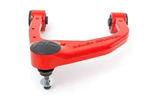 Rough Country - 76801RED | Rough Country Forged Upper Control Arms For Toyota Tundra | 2022-2023 | OE Upgrade, Red - Image 2