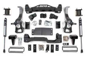 BDS1503FS | BDS Suspension 6 Inch Lift Kit For Ford F-150 4WD | 2014 | 5 Inch Block Kit, Fox 2.0 Performance Series