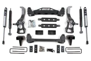 BDS1505FS | BDS Suspension 6 Inch Lift Kit For Ford F-150 2WD | 2014 | 5 Inch Block Kit, Fox 2.0 Performance Series