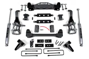 BDS1505H | BDS Suspension 6 Inch Lift Kit For Ford F-150 2WD | 2014 | 5 Inch Block Kit, NX2 Nitro Series