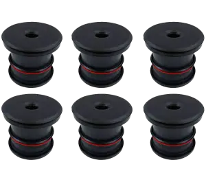 81-1002 | S&B Filters Silicone Body Mount Kit For 08-16 Ford F-250/F-350 Powerstroke 6.4L/6.7L Reg/Extend Cab 6 Pc