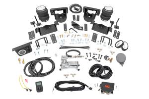 10009WC | Rough-Country Air Spring Kit w/compressor | Wireless Controller | 0-6" Lifts | Ford F-150 4WD (2021-2023)
