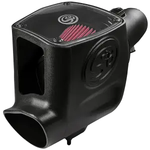 S&B Filters - 75-5105 | S&B Filters Cold Air Intake (2008-2010 F250, F350 V8-6.4L Powerstroke) Cotton Cleanable Red - Image 3