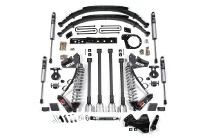 BDS1529FPE | BDS Suspension 6 Inch Lift Kit With 4-Link & Fox 2.5 Performance Elite Coil-over Conversion For Ford F-250 / F-350 Super Duty 4WD | 2017-2019 | Diesel, Rear Leaf Spring