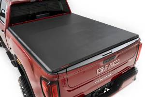 41120690 | Rough-Country Bed Cover | Tri Fold | Soft | 6'9" Bed | Chevrolet/GMC 2500HD/3500HD (20-24)