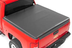 41207550 | Rough-Country Bed Cover | Tri Fold | Soft | 5'9" Bed | Chevrolet/GMC 1500 (07-13)