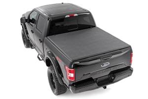 Rough Country - 41515550 | Rough Country Soft Tri-Fold Bed Cover (2015-2020 F150 Pickup 2WD/4WD | 5'7" Bed) - Image 3