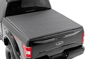 Rough Country - 41521550 | Rough-Country Bed Cover | Tri Fold | Soft | 5'7" Bed | Ford F-150 (21-24)/F-150 Lightning (22-24) - Image 2