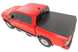 Rough Country - 41805522 | Rough-Country Bed Cover | Tri Fold | Soft | 5' Bed | Nissan Frontier (22-24) - Image 2