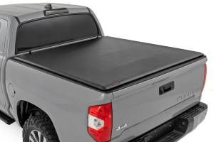Rough Country - 42419550 | Rough Country Soft Roll Up Bed Cover | 5'7" Bed | Toyota Tundra 2WD/4WD (07-21) - Image 1