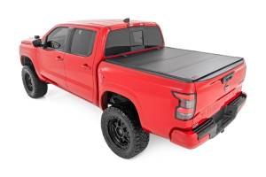 Rough Country - 49520551A | Rough Country Hard Tri-Fold Flip Up Bed Cover (2022-2024 Frontier 2WD/4WD | 5' Bed) - Image 2