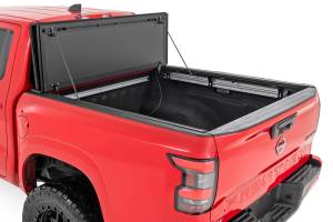 Rough Country - 49520551A | Rough Country Hard Tri-Fold Flip Up Bed Cover (2022-2024 Frontier 2WD/4WD | 5' Bed) - Image 4