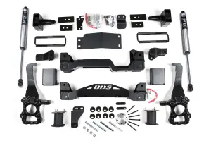 BDS1532FS | BDS Suspension 6 Inch Lift Kit For Ford F-150 4WD | 2015-2020 | Rear 5 Inch Block Kit | Fox 2.0 Performance Series Shocks