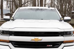 Rough Country - 71054 | Rough-Country LED Ditch Light Kit | 2in Black Series W/ White DRL (2014-2018 Silverado, Sierra 1500) - Image 13