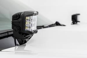 Rough Country - 71054 | Rough-Country LED Ditch Light Kit | 2in Black Series W/ White DRL (2014-2018 Silverado, Sierra 1500) - Image 5