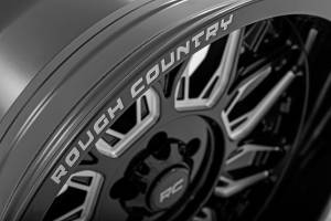 Rough Country - 86201006 | Rough Country 86 Series Wheel | One-Piece | Gloss Black | 20x10 | 8x180 | -19mm - Image 4