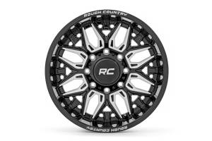 Rough Country - 86201006 | Rough Country 86 Series Wheel | One-Piece | Gloss Black | 20x10 | 8x180 | -19mm - Image 2