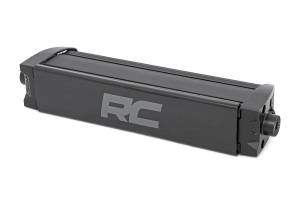 Rough Country - 70718BLDRLA | Rough Country 8 Inch Black Series LED Light Bar | Single Row | Amber DRL - Image 3