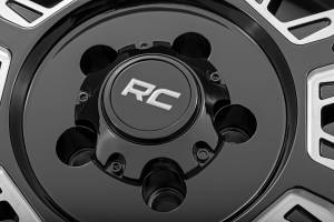 Rough Country - 86201011 | Rough Country 86 Series Wheel | One-Piece | Gloss Black | 20x10 | 8x170 | -19mm - Image 6