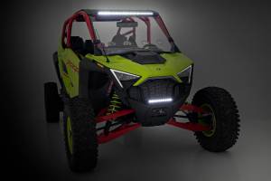 Rough Country - 92063 | Rough-Country LED Light | Winch Mount | RS4500S | 10" Black Slimline | Polaris RZR Pro R - Image 9