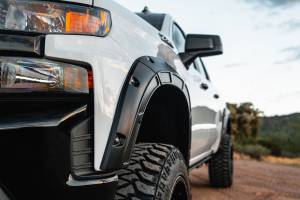 Rough Country - A-C12211-GB8 | Rough-Country Defender Pocket Fender Flares | GB8 Mosaic Black | Chevrolet Silverado 1500 (19-24) - Image 6