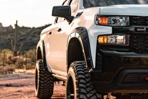 Rough Country - A-C12211-GB8 | Rough-Country Defender Pocket Fender Flares | GB8 Mosaic Black | Chevrolet Silverado 1500 (19-24) - Image 7