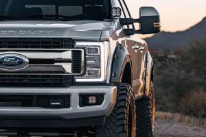 Rough Country - A-F21112-M7 | Rough-Country Defender Pocket Fender Flares | M7 Carbonized Gray | Ford F-250/F-350 Super Duty (17-22) - Image 2