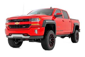 Rough Country - F-C11412B-GAZ | Rough-Country Pocket Fender Flares | 6'7" & 8' Bed | GAZ Summit White | Chevrolet Silverado 1500 (14-18)/2500HD (15-19) - Image 3