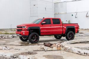 Rough Country - F-C11412B-GAZ | Rough-Country Pocket Fender Flares | 6'7" & 8' Bed | GAZ Summit White | Chevrolet Silverado 1500 (14-18)/2500HD (15-19) - Image 7