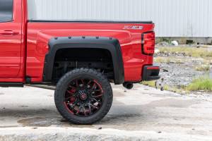 Rough Country - F-C11412B-GAZ | Rough-Country Pocket Fender Flares | 6'7" & 8' Bed | GAZ Summit White | Chevrolet Silverado 1500 (14-18)/2500HD (15-19) - Image 11