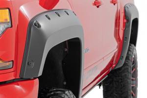 Rough Country - F-C11413A-GAN | Rough-Country Pocket Fender Flares | 5'9" Bed | GAN Silver Ice Metallic | Chevrolet Silverado 1500 (14-18) - Image 3