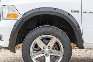 Rough Country - F-D10911B-PS2 | Rough-Country Pocket Fender Flares | Both Bumpers | PS2 Bright Silver Metallic | Ram 1500 2WD/4WD - Image 7