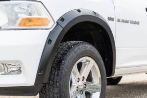 Rough Country - F-D10911B-PSC | Rough-Country Pocket Fender Flares | Both Bumpers | PSC Billet Silver | Ram 1500 2WD/4WD 09-18 - Image 8