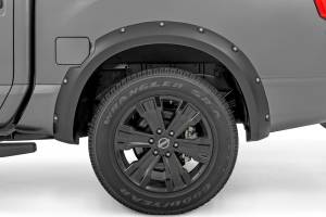 Rough Country - F-N101705A-KAD | Rough-Country Traditional Pocket Fender Flares | Crew | KAD Gun Metal | W/O Emblem | Nissan Titan (17-23) - Image 3