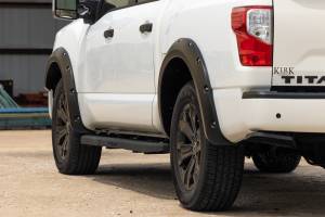 Rough Country - F-N101705A-QAK | Rough-Country Traditional Pocket Fender Flares | Crew | QAK Glacier White | W/O Emblem | Nissan Titan (17-23) - Image 10